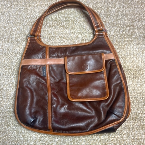 Orla Kiely Bags Vintage Orla Kiley Leather Hobo Style Bag Poshmark